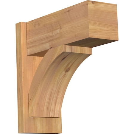 Ekena Millwork Thorton Block Smooth Outlooker, Western Red Cedar, 7 1/2"W x 18"D x 18"H OUT08X18X18THR05SWR